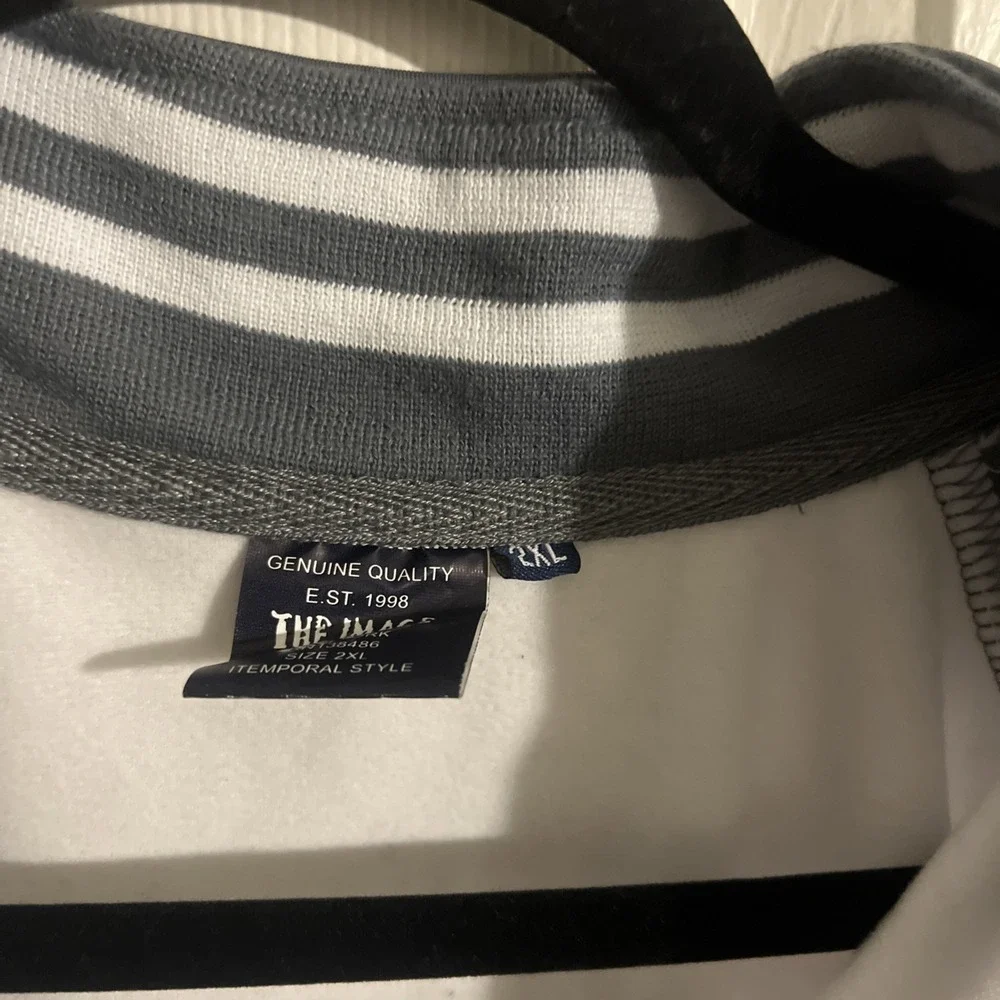 The Image Jacket 1998 Gray White Track jacket 2XL NWT - Picture 3 of 14